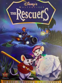 Disney’s The RESCUERS Limited Edition (DVD-1977) NEW!