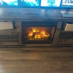 TV Stand Fire Place