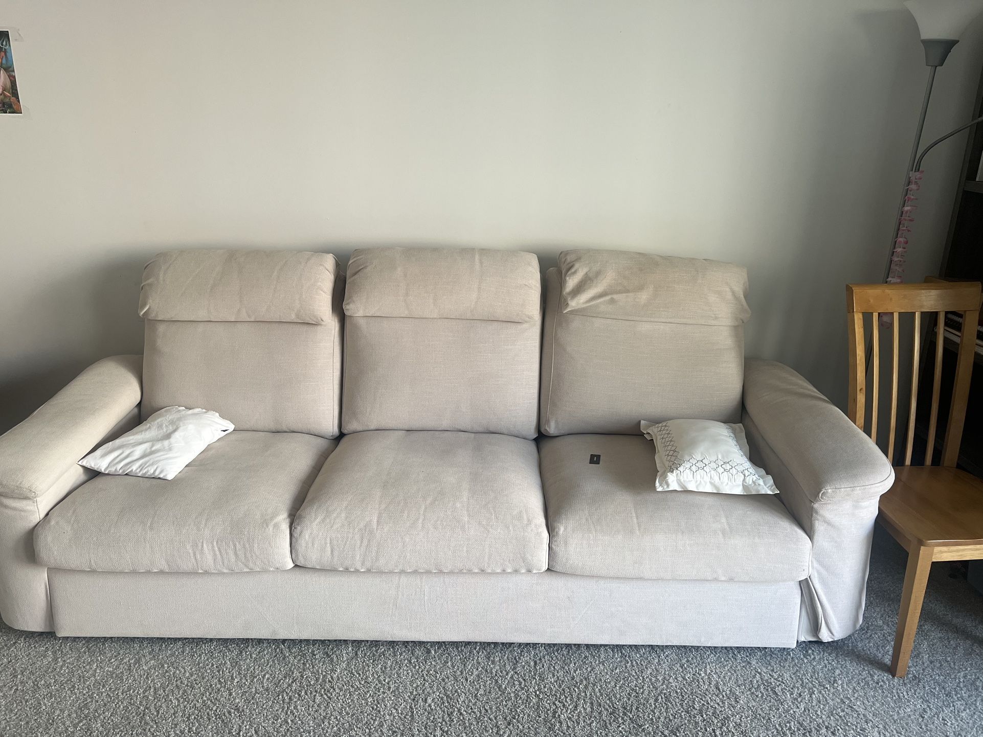 Comfortable IKEA Fabric Sofa – Great Condition
