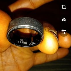 Black Men's Wedding Ring