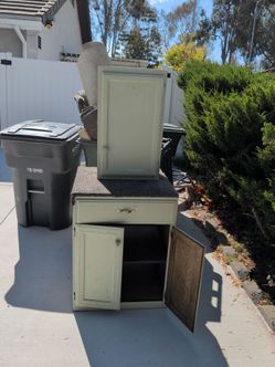 Two free cabinets good for garage