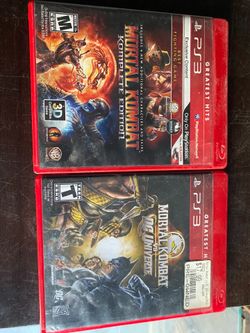 MORTAL KOMBAT GAMES BOTH FOR $15