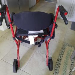Wheelchair Converts To Rolling Walker