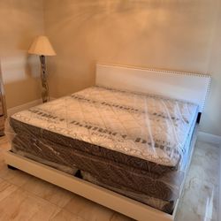 King mattress PILLOW TOP and box spring set (2pc - brand new) NEW KING-QUEEN-FULL-TWIN SIZE SETS MATTRESS AND BOX SPRING 2-pcs 