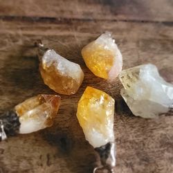 Citrine Gemstone Pendant 