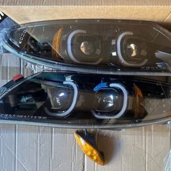 02-16 International 3200 To 8600 Models LED DRL Projector Headlights Luces Micas Calaveras Faros Faroles Focos Headlamps 