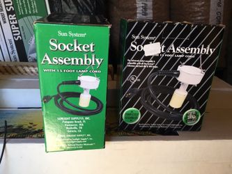 Sun system 15 socket assemblies with lamp cord