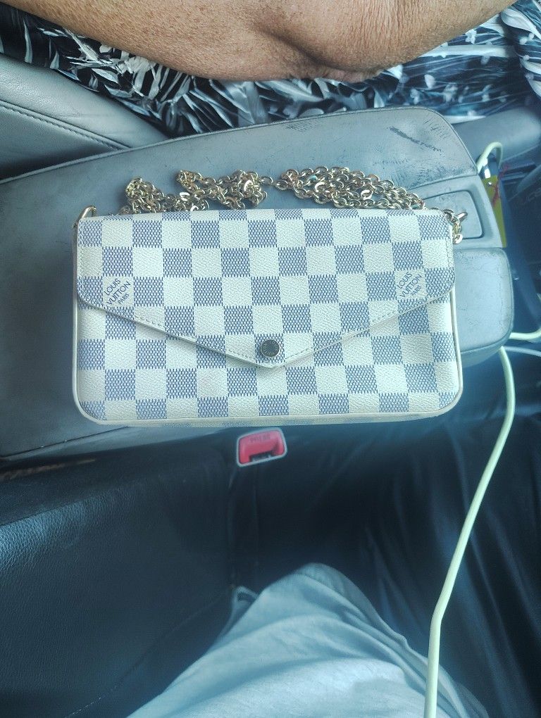 LOUIS VUITTON - Felicie Pochette Damier Azur