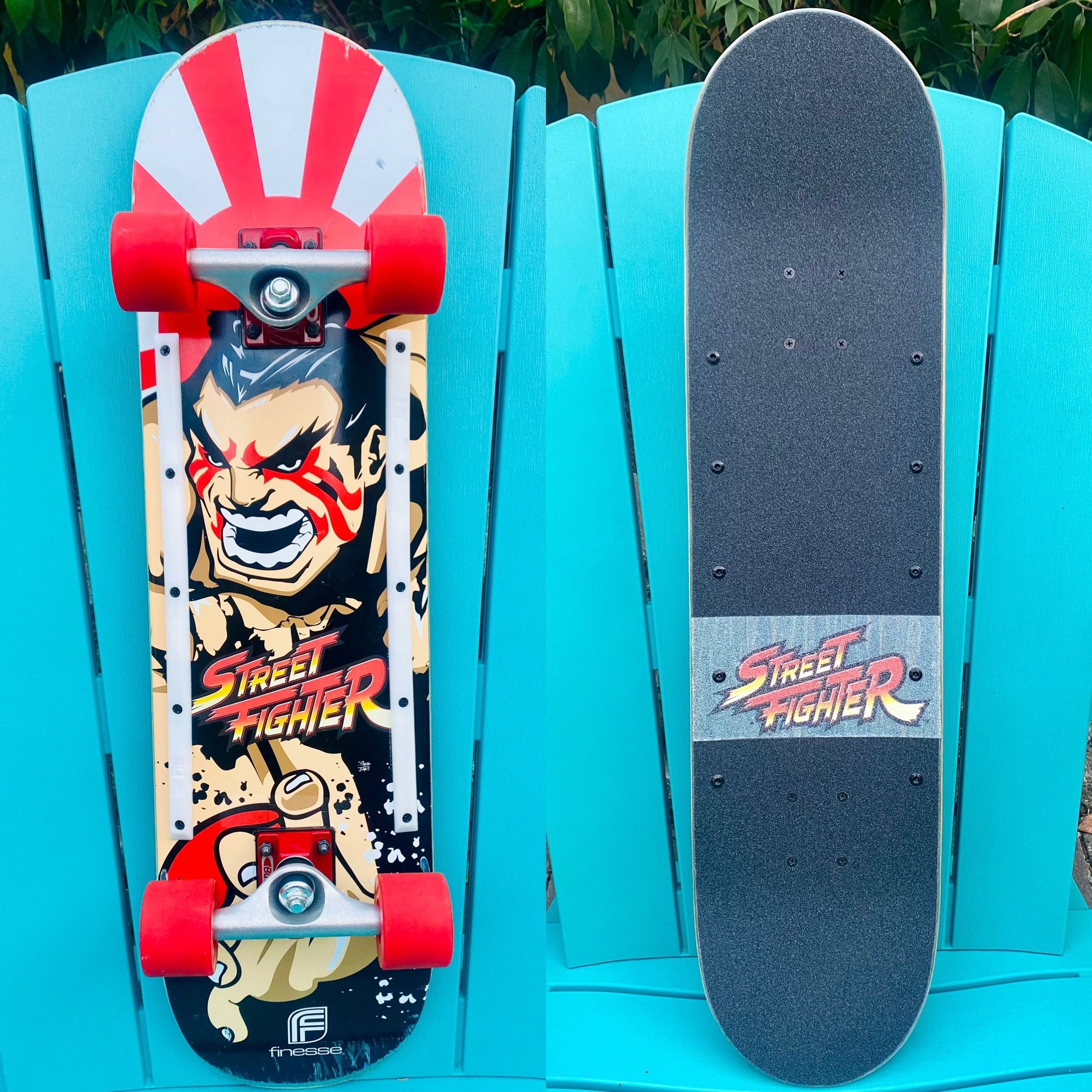FINESSE SKATEBOARDS X STREET FIGHTER – EHONDA 8.0” - CUSTOM