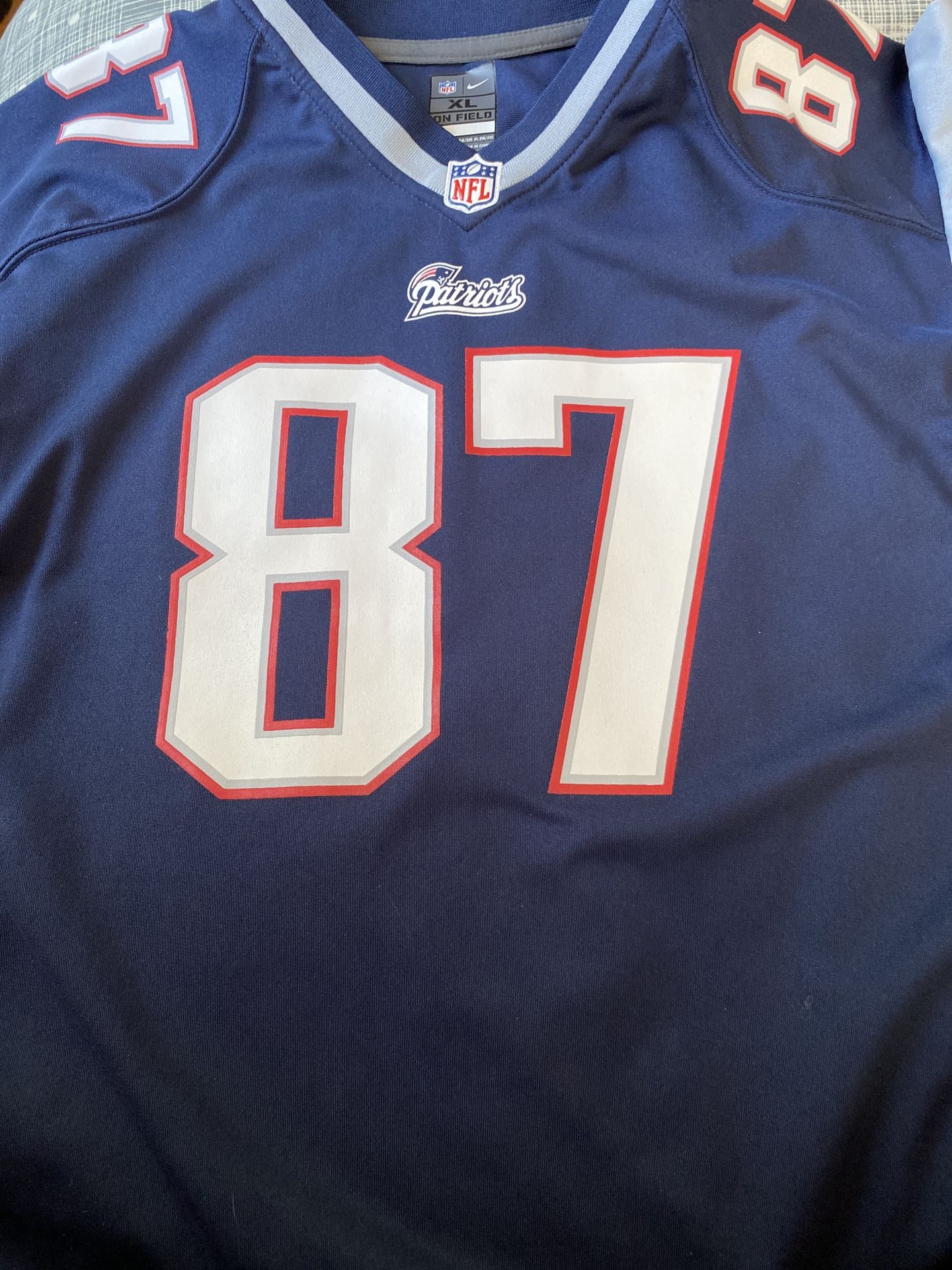 Rob Gronkowski New England Patriots #87 Nike NFL On Field Jersey Youth Size XL