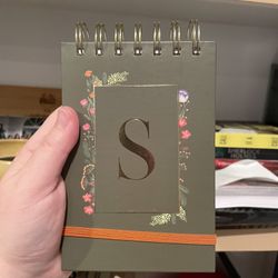 Monogrammed Notepad - S - Brand New, Unused - Lined Notepad - Office