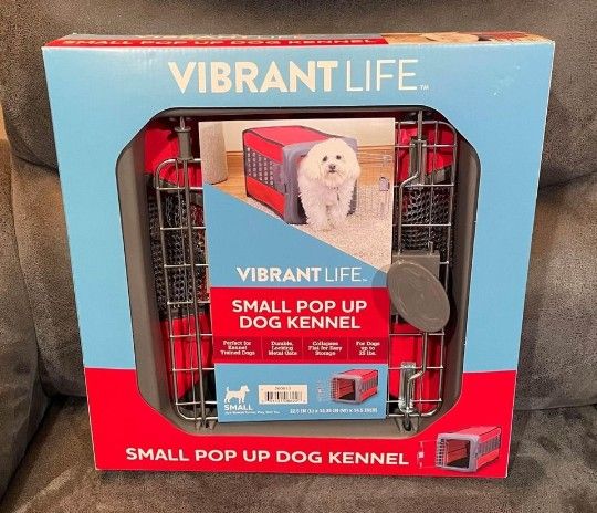 Vibrant Life Small Pop Up Pet Kennel