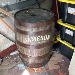 Authentic Jameson Whiskey Barrel 