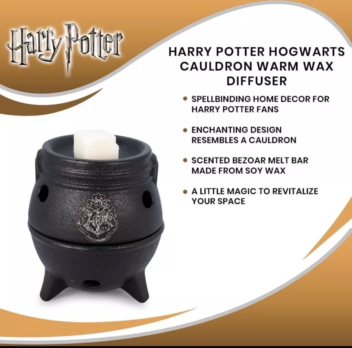 Harry Potter Hogwarts Cauldron Scented Warm Wax Diffuser