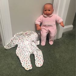 14.5” My Twinn Baby Doll With 2 My Twinn Outfits