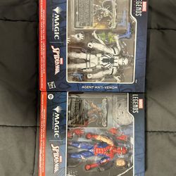 Spider man And agent Venom MTG Cards Combo