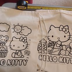 2 Hello Kitty Drawstring