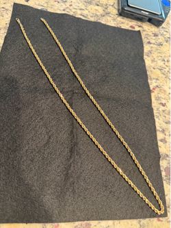 14k rope chain