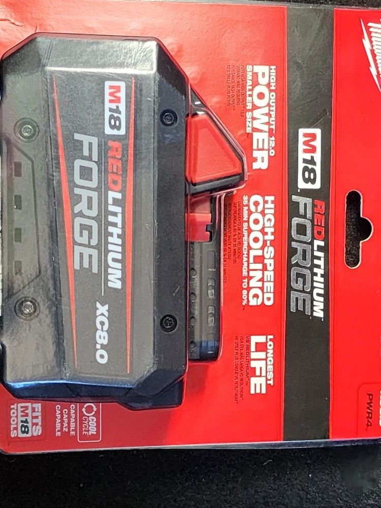  New M18 REDLITHIUM XC8.0 