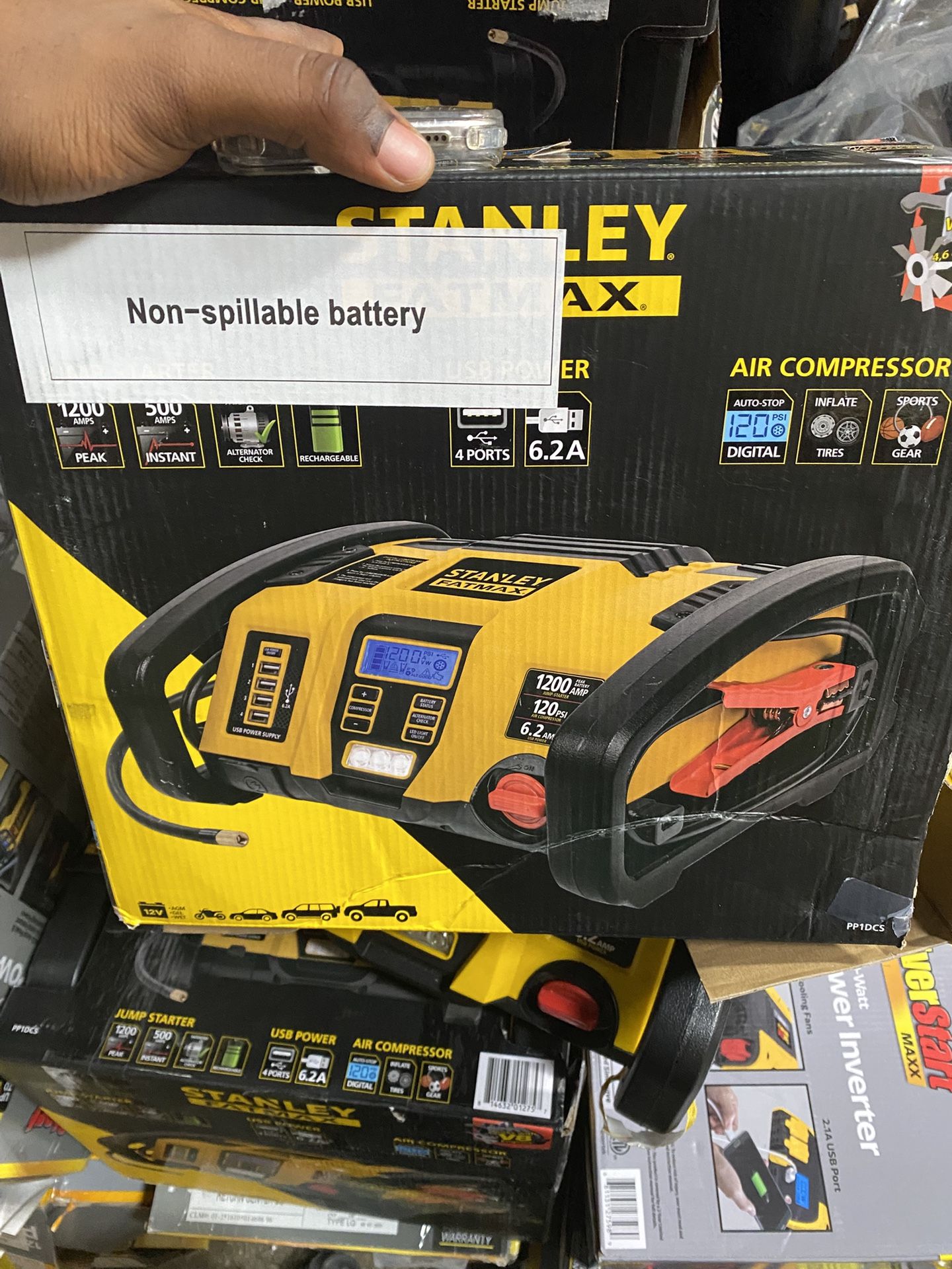 Stanley Fatmax Professional Power Station With 120 PSI Air Compressor