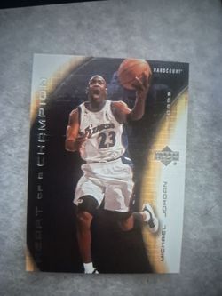 Michael Jordan Upper Deck Hardcourt Heart of a Champion Card
