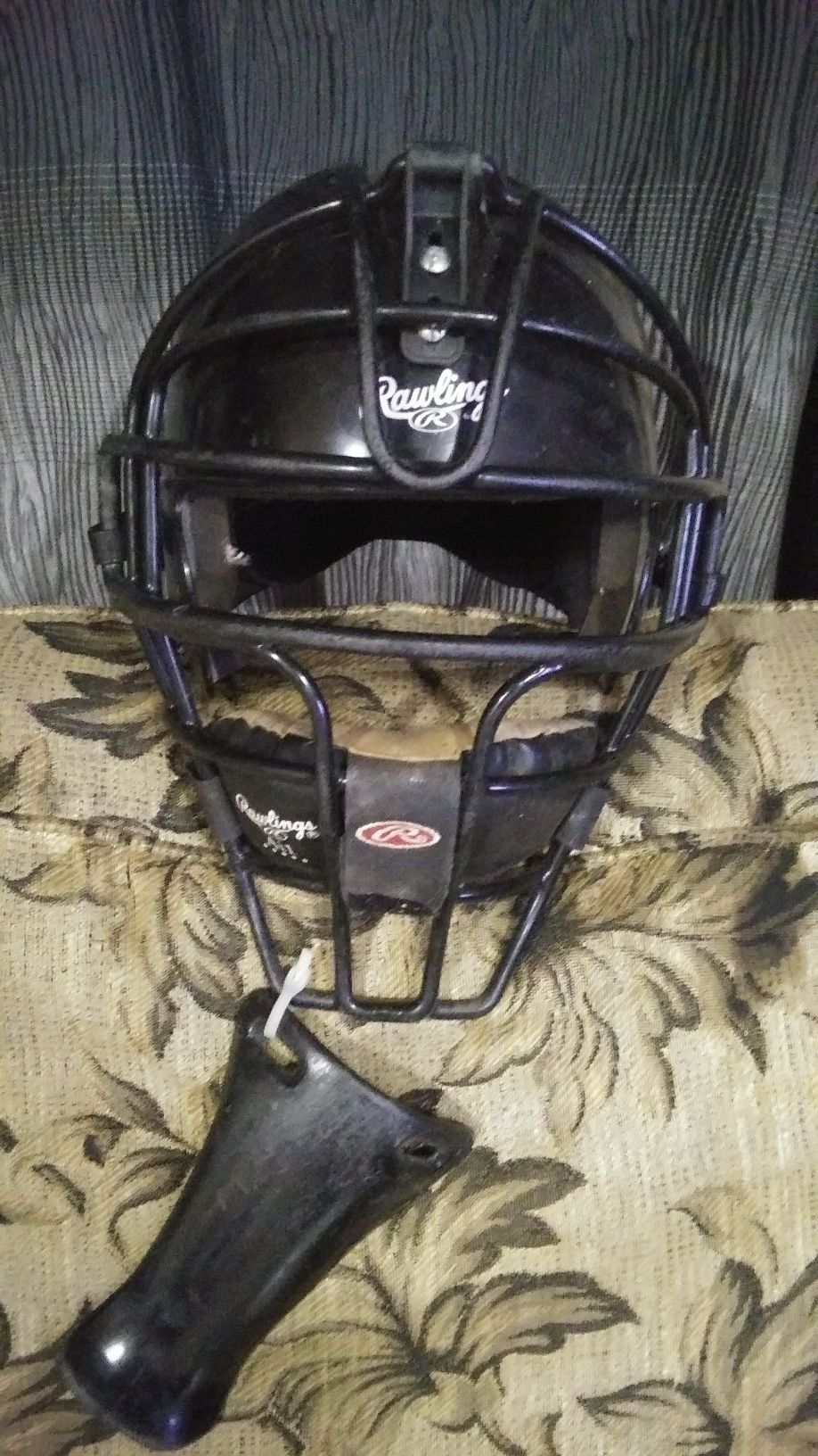 Rawlins baseball helmet with mask