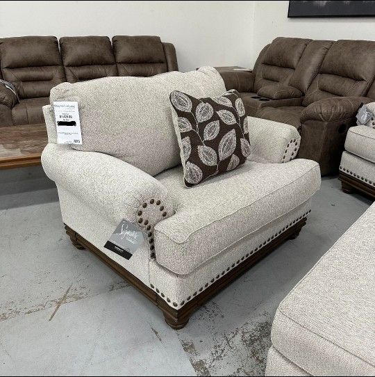 Brand New Harleson Sofa, Loveseat, Chair And Ottoman Living Room Set