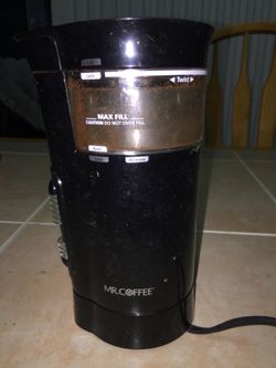 black Mr. Coffee Coffeemaker