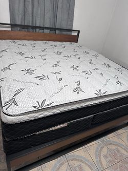 King Pillow Top Mattress Brand New Delivery Available For Extra Fee