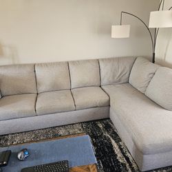 Sofa Grey W/ Chase