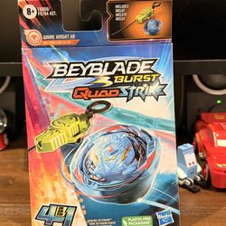 Beyblade bust quad strike whirl knight