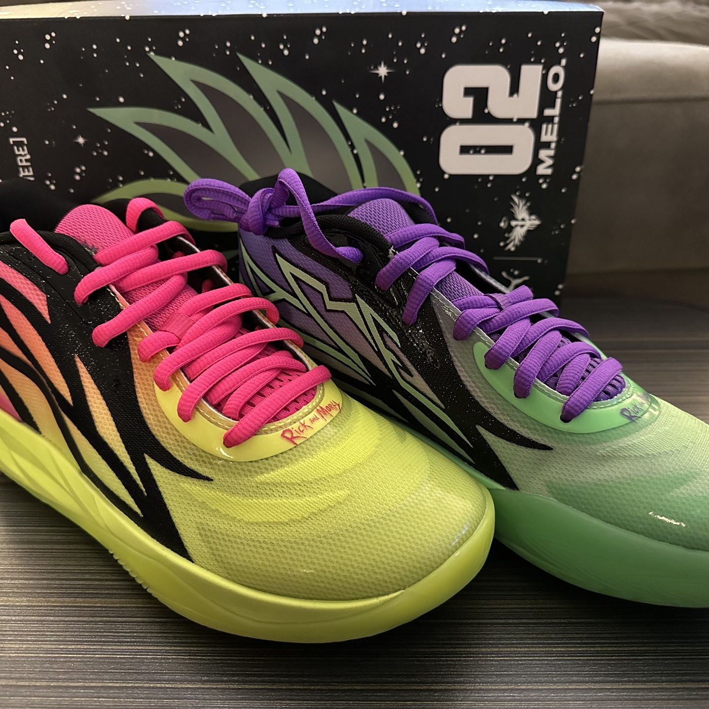 Rick and Morty Puma LaMelo Ball MB.02 (size 8.5) for Sale in 
