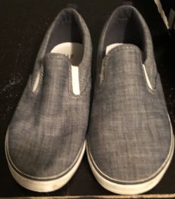Baby Gap Grey & White Loafers - Size 1