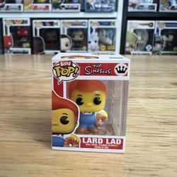 RARE CHASE BITTY Lard Lad Funko Pop #906 Simpsons Animation TV Disney Donuts
