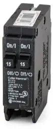 EATON - 2-15 AMP TANDEM CURCUIT BREAKER