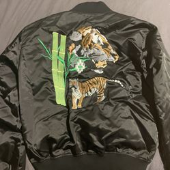 Marcelo Burlon x Tyga Limited Edition Satin Bomber jacket