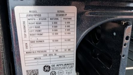 Free WORKING Gas range