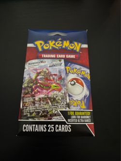 NEW Pokémon Trading Card Game Rapid Strike Rayquaza VMAX 25-Pack w/Foil & Rares