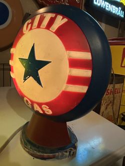 Vintage Gas City Light 