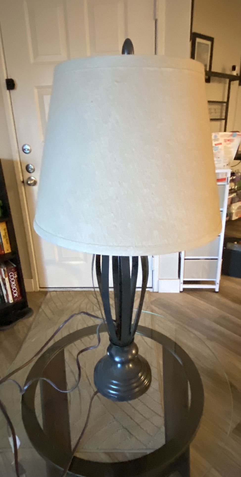 Lamps and Glass End Tables