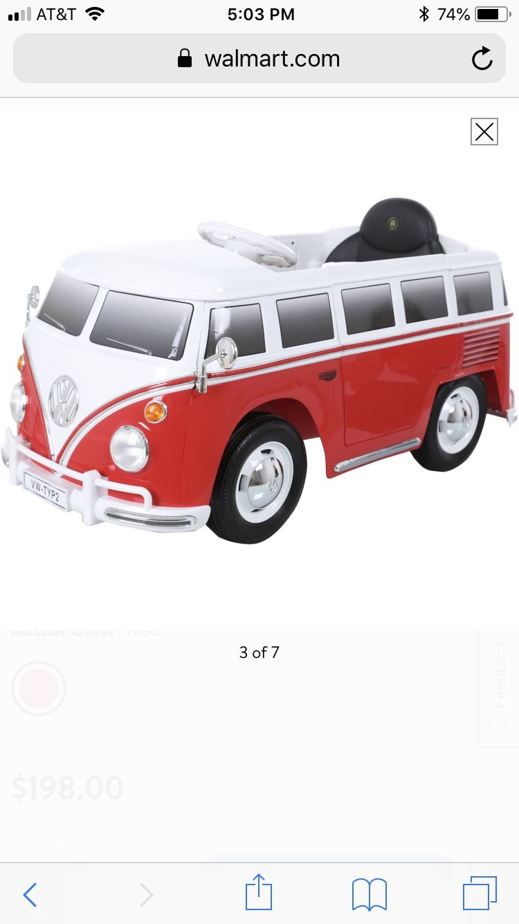 VW BUS Power Wheels