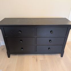 Solid wood 6 drawer dresser