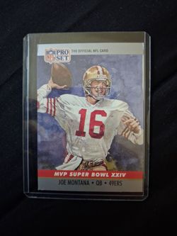 90 pro set Joe Montana