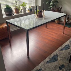 Glass Dining Table 