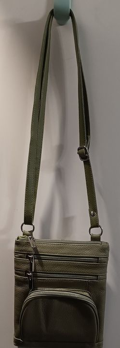 Grey over the shoulder pocket book long adjustable  strap