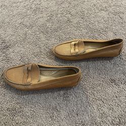 Women's G.H. Bass & Co. BASS MISSY Leather Beige/Tan Loafer Flats