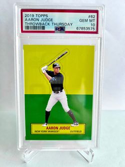 ⚾️ Aaron Judge 5-Card Graded Slab Lot - ALL GEM MINT 10 / BGS PRISTINE 10🗽