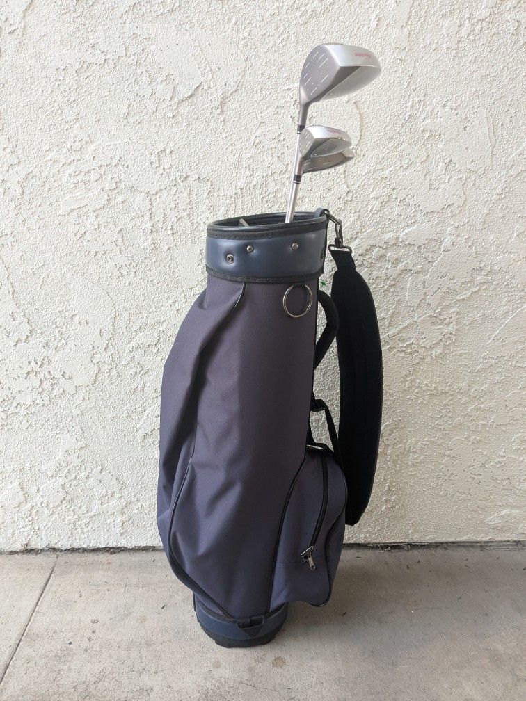 Golf Clubs And Bag 