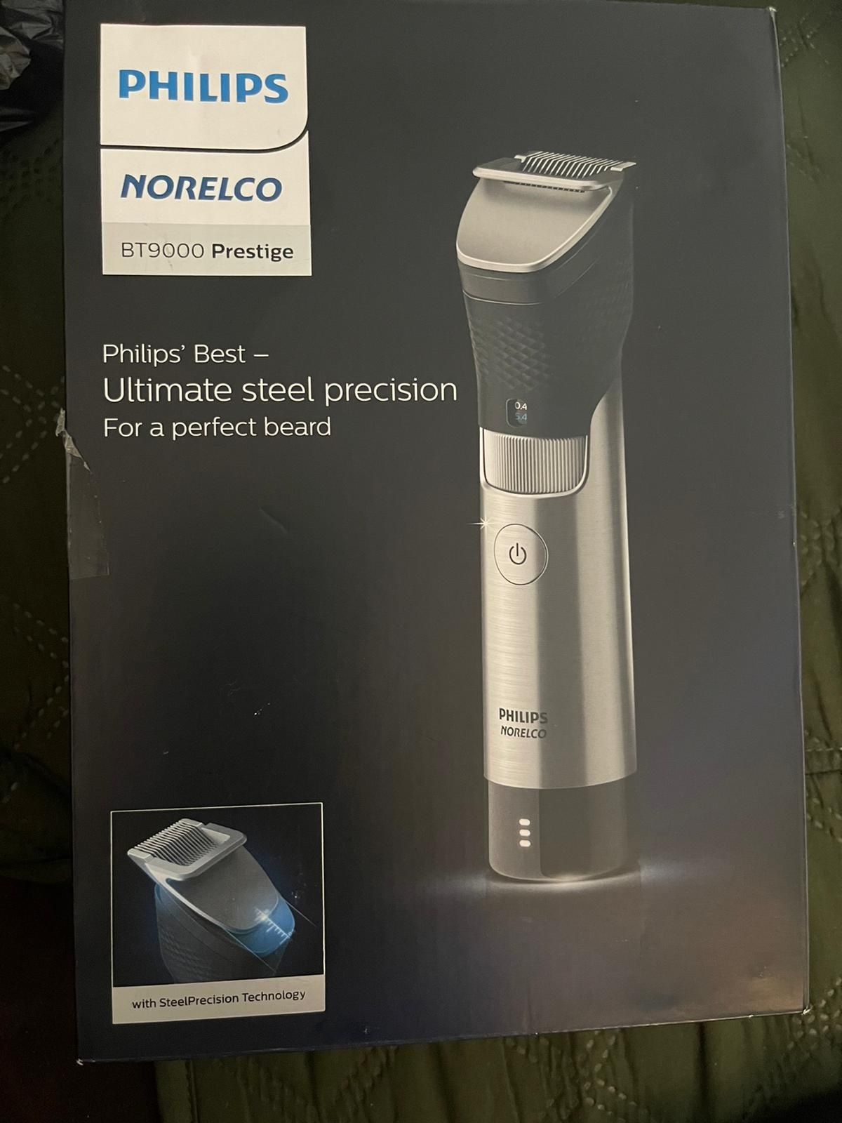 Philips Norelco Series 9000, Ultimate Precision Beard and Hair Trimmer with Beard Sense Technology for an Even Trim