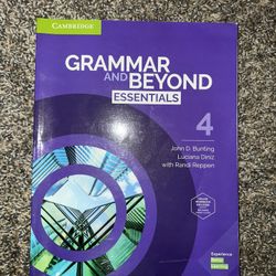 Book Grammar And Beyond Essentials 4